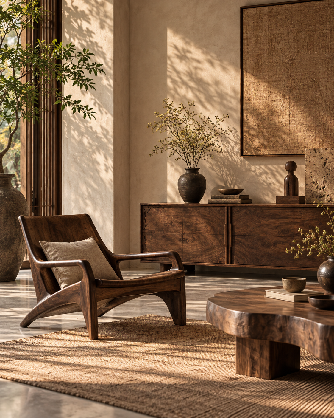 Chi tiết chế tác gỗ tại Tam Heritage Decor